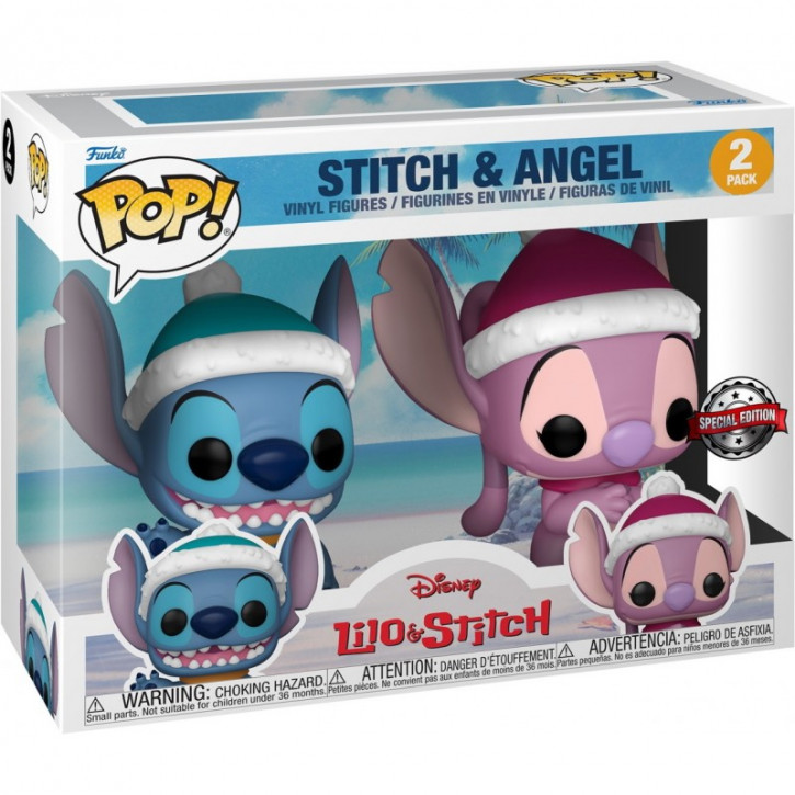 Disney: Lilo & Stitch POP! - Vinyl Figur - Stich & Angel - Xmas