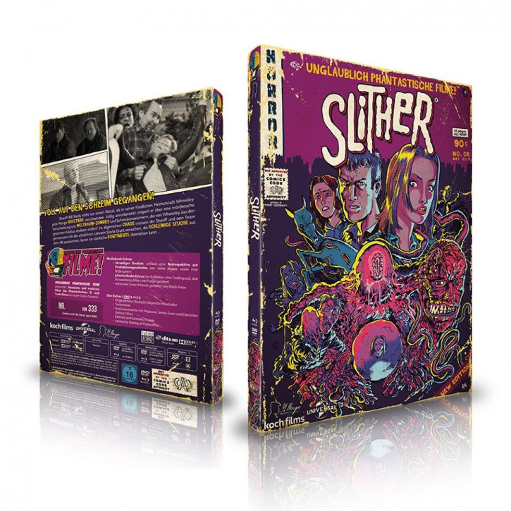 Slither - Limited Mediabook Edition (Unglaublich Phantastische Filme-Collection #8) [Blu-ray+DVD]