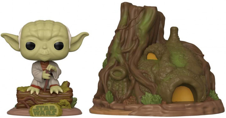 Star Wars POP! - Animation Vinyl Figur 11 - Dagobah Yoda with Hut