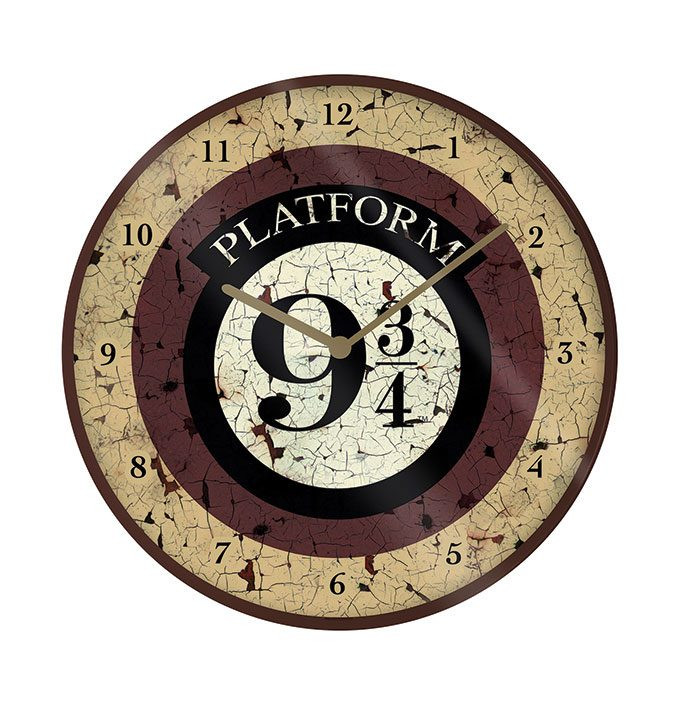 Harry Potter - Wanduhr - Platform 9 3/4