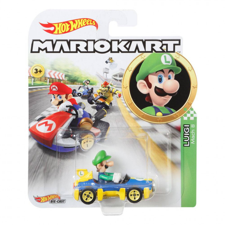 Hot Wheels GBG26 - Mario Kart - Luigi