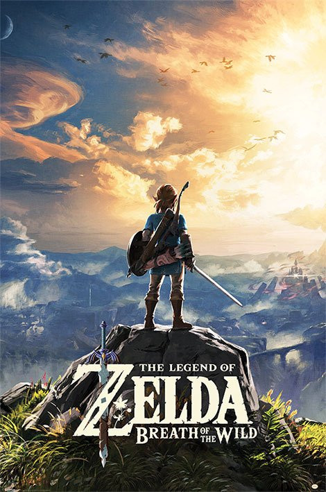 Legend of Zelda Breath of the Wild - Poster Set - Sunset