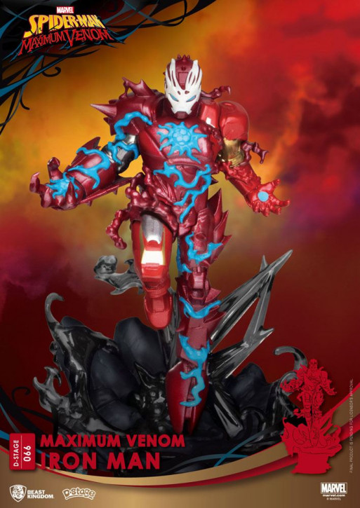 Marvel Comics: Diorama Stage 66 - Maximum Venom Iron Man