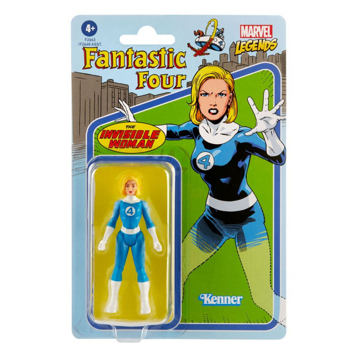 Marvel Legends Retro Collection Series Actionfigur - The Invisible Woman