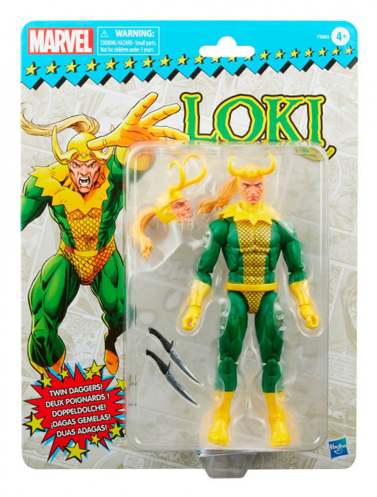 Marvel Legends - Retro Collection Series Actionfigur - Loki