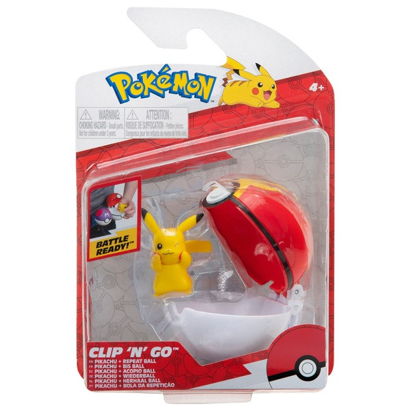 Pokemon Clip`N` Go - Pikachu und Wiederball