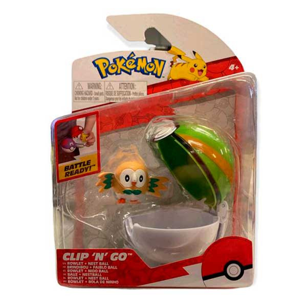 Pokemon Clip`N` Go - Bauz und Nestball