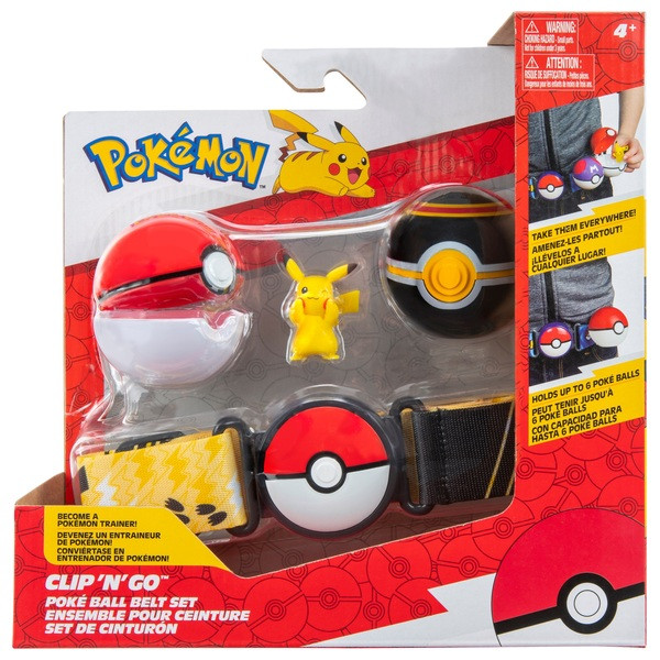 Pokémon - Clip 'N' Go - Pikachu Pokéball und Luxusball
