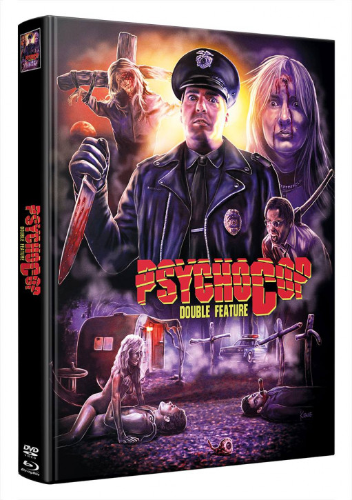 Psycho Cop Double Feature - Limited wattiertes Mediabook Edition [Blu-ray+DVD]