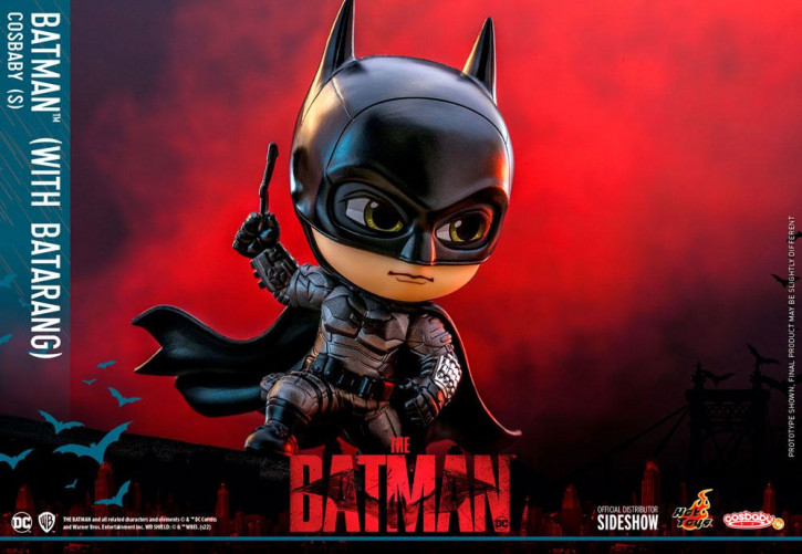 The Batman - Cosbaby Minifigur - Batman (With Batarang)