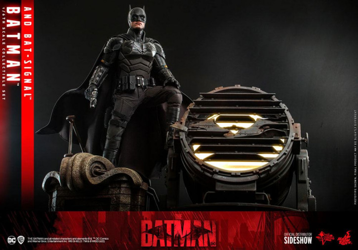 The Batman - Movie Masterpiece Actionfigur 1/6 - Batman with Bat-Signal