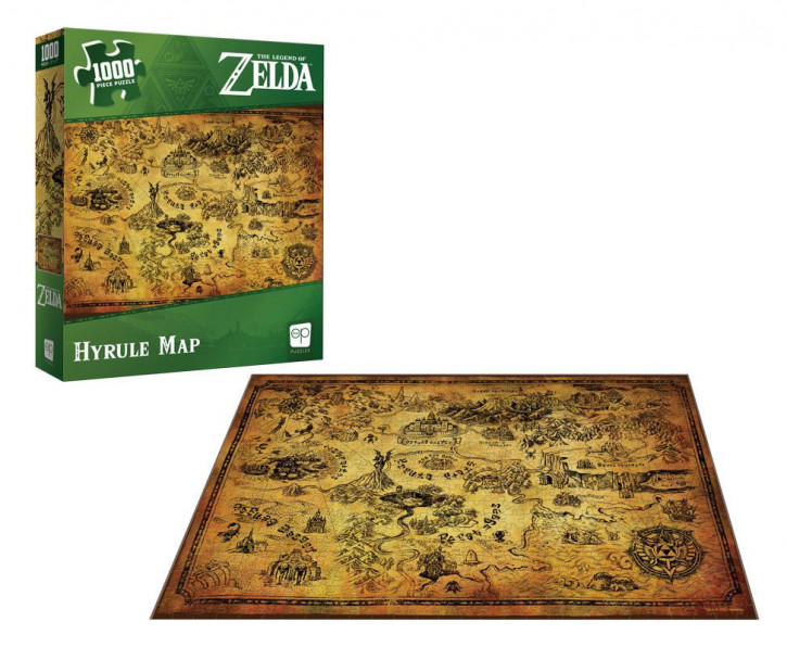 The Legend of Zelda - Puzzle - Hyrule Map