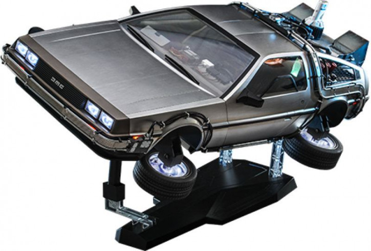 Zurück in die Zukunft II - Movie Masterpiece Fahrzeug 1/6 - DeLorean Time Machine