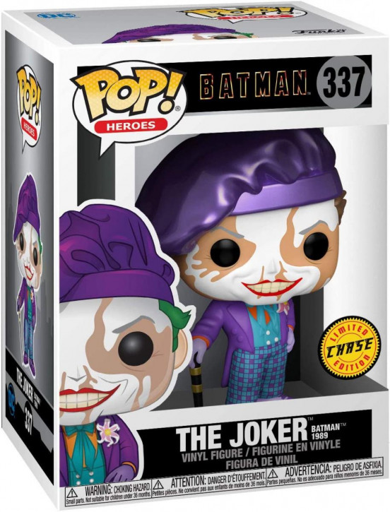 Batman 80th POP! - Heroes Vinyl Figur 337 - The Joker - Limited Chase Edition