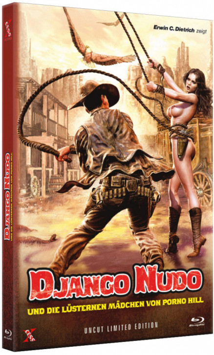 Django Nudo und die lüsternen Mädchen ... - Große Hartbox - Cover B [Blu-ray]
