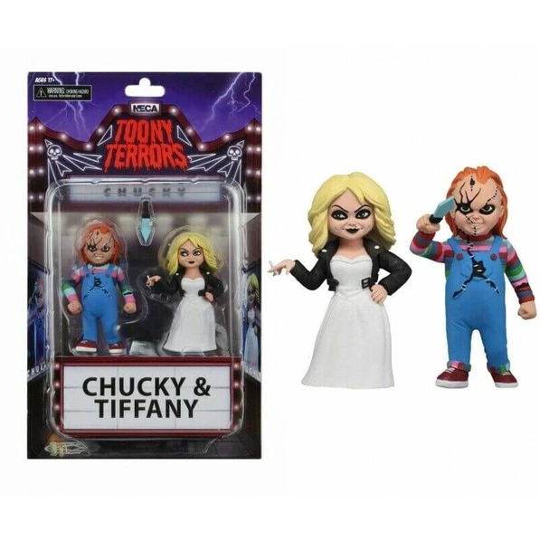 Chucky und seine Braut - Toony Terrors Actionfiguren Doppelpack - Chucky & Tiffany