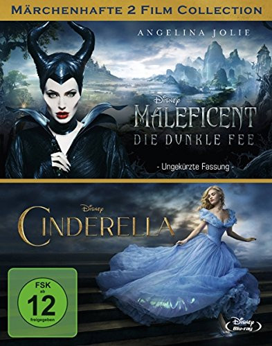 Maleficent - Die dunkle Fee / Cinderella - [Blu-ray]