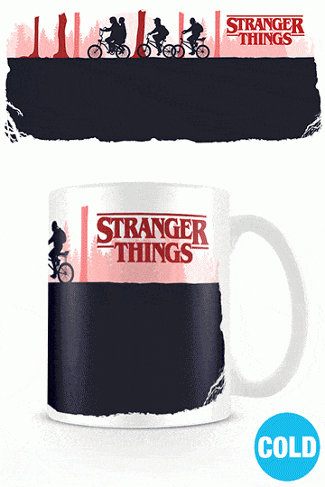 Stranger Things - Tasse mit Thermoeffekt - Upside Down