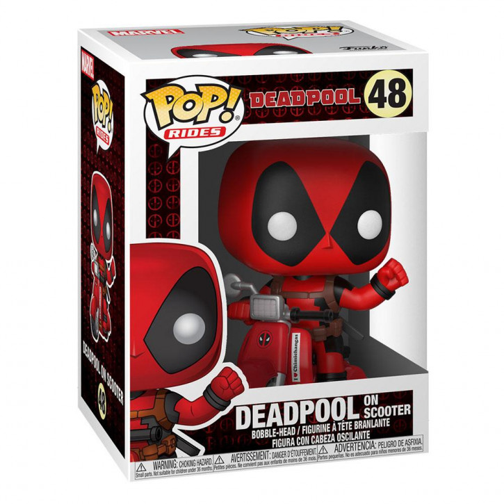Marvel Deadpool POP! - Vinyl Figur 48 - Deadpool on Scooter