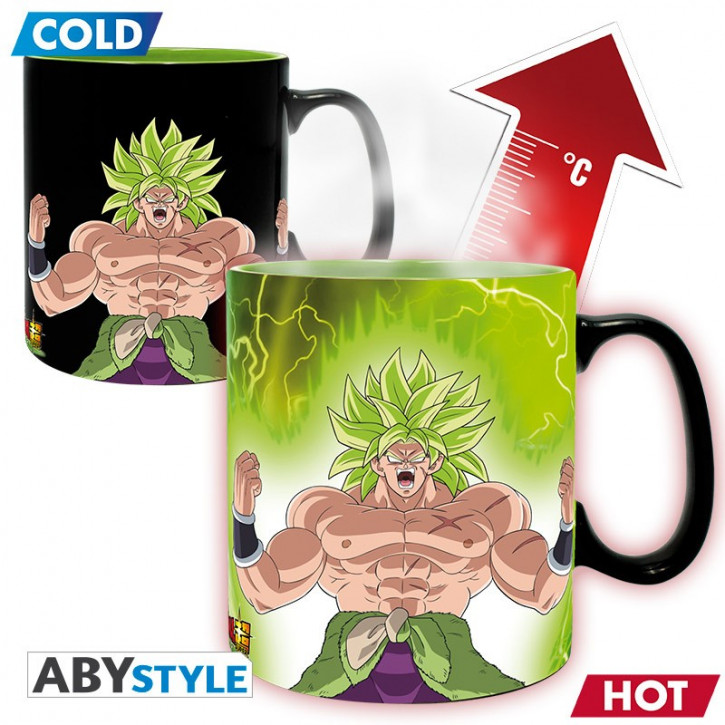 Dragon Ball Broly - Mug Heat Change - 460 ml Gogeta & Broly