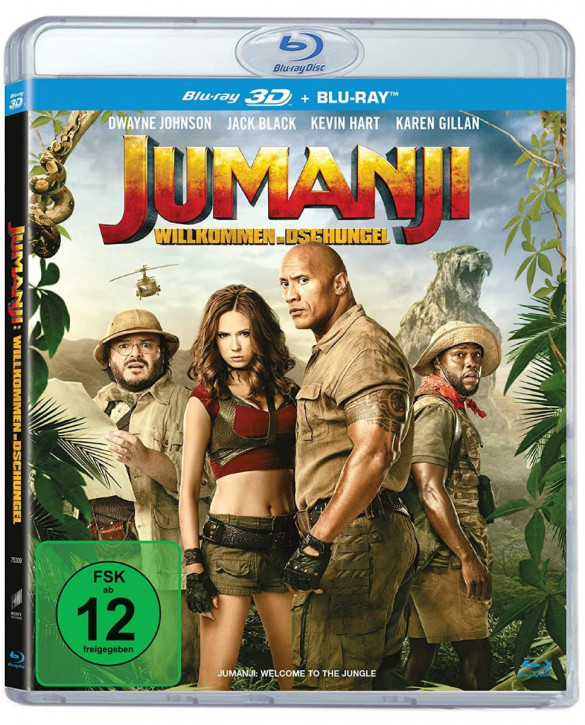 Jumanji: Willkommen im Dschungel [3D Blu-ray]