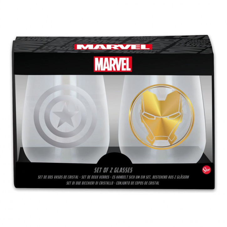 Marvel Avengers - Crystal Gläser 2er-Pack