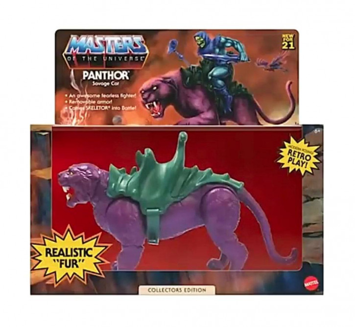 Masters of the Universe Origins Actionfigur 2021 - Panthor Flocked