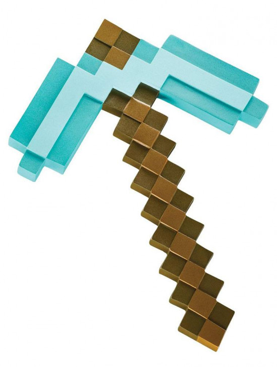 Minecraft  - Kunststoff-Replik - Diamant-Spitzhacke