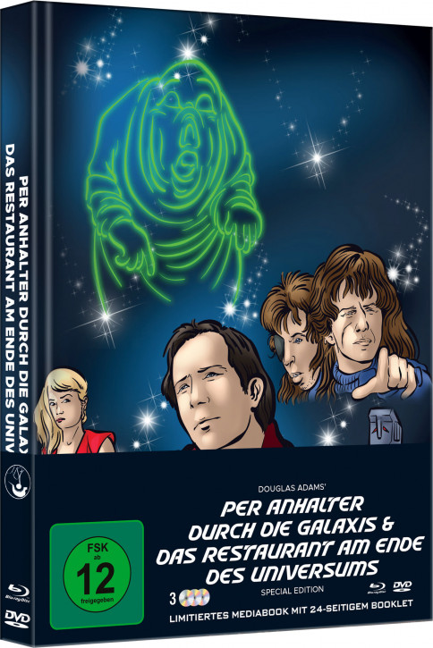 Per Anhalter durch die Galaxis & Das Restaurant am Ende des Universums - Limited Mediabook Edition - Cover A [Blu-ray-DVD]