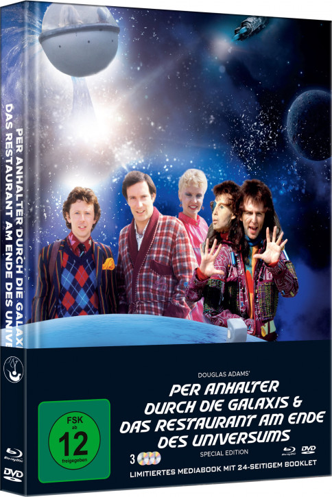 Per Anhalter durch die Galaxis & Das Restaurant am Ende des Universums - Limited Mediabook Edition - Cover B [Blu-ray-DVD]