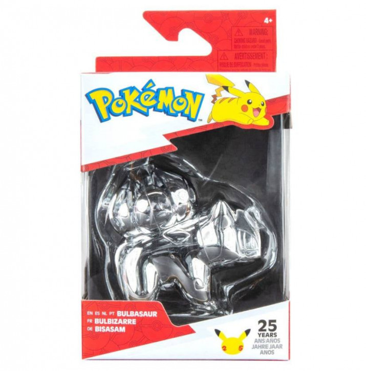 Pokemon - 25. Jubiläum Select Battle Minifiguren Silber - Bisasam