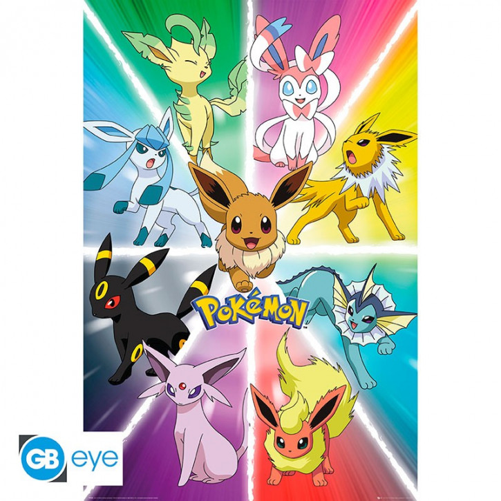 Pokémon - Poster - "Evoli Evolution"