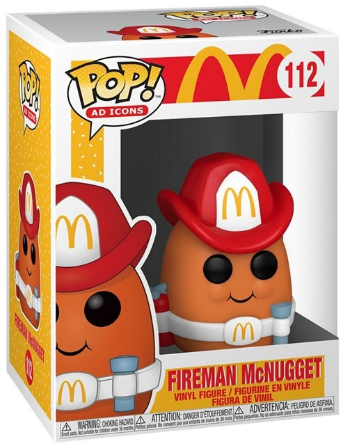 McDonalds POP! - Vinyl Figur 112 - Fireman Nugget
