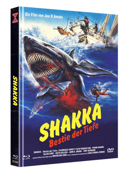 Shakka - Bestie der Tiefe - Eurocult Collection #068 - Mediabook - Cover A [Blu-ray+DVD]