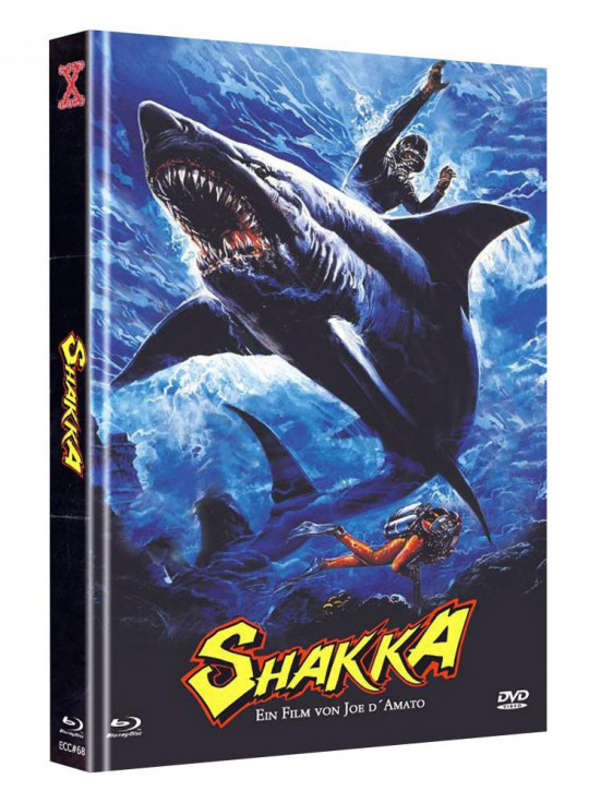 Shakka - Bestie der Tiefe - Eurocult Collection #068 - Mediabook - Cover B [Blu-ray+DVD]