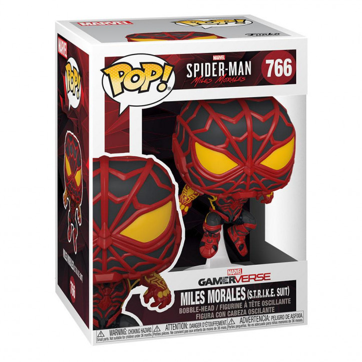 Spider-Man Miles Morales -POP! Vinyl Figur 766 - Miles Morales (Strike Suit)