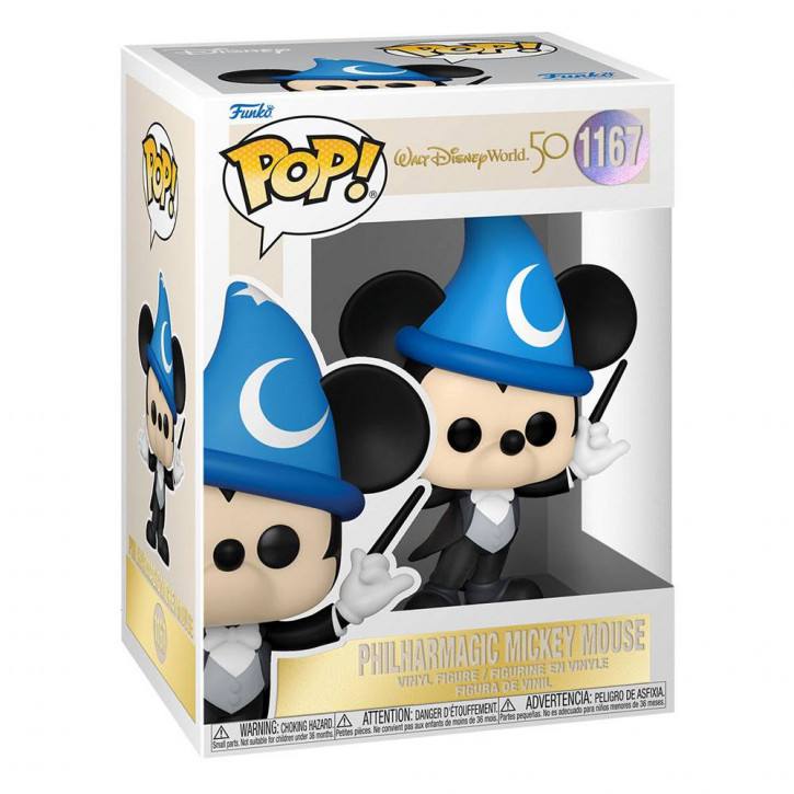 Walt Disney Word 50th Anniversary POP! - Disney Vinyl Figur 1167 - Philharmagic Mickey
