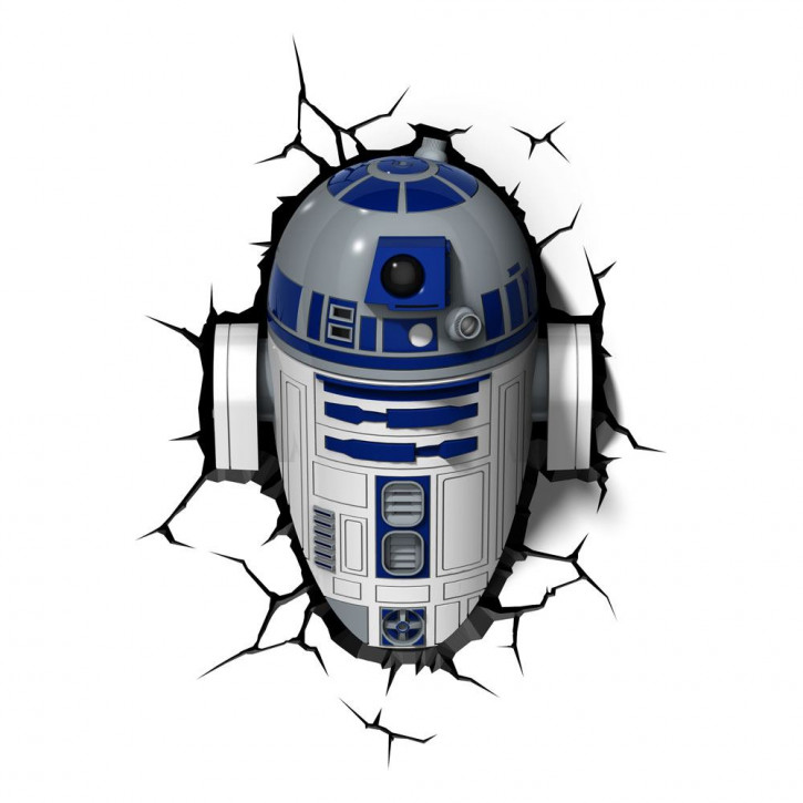 Star Wars - 3D LED Leuchte - R2-D2