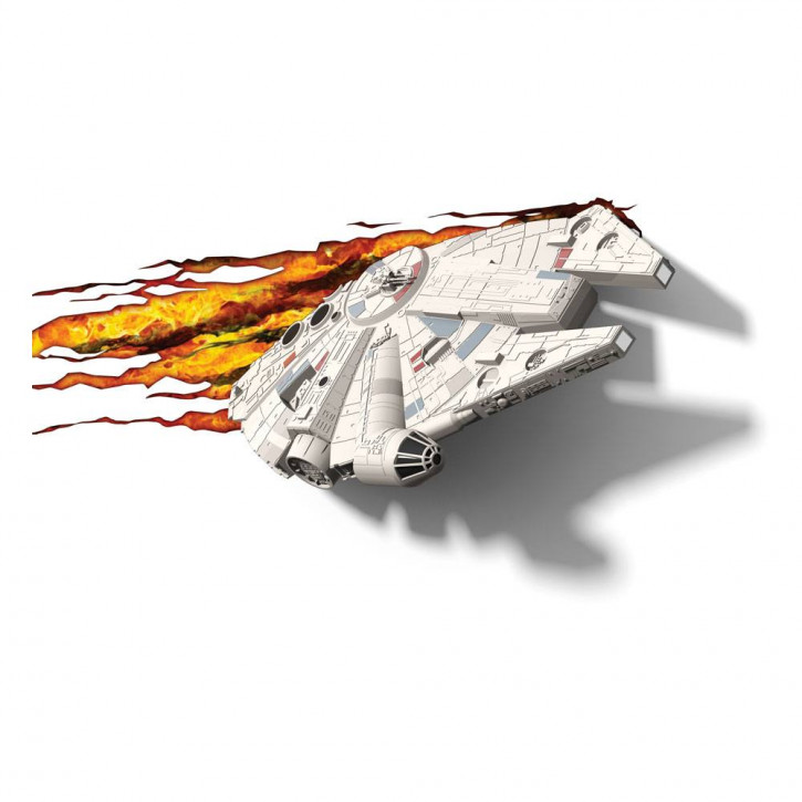 Star Wars - 3D LED Leuchte - Millennium Falcon