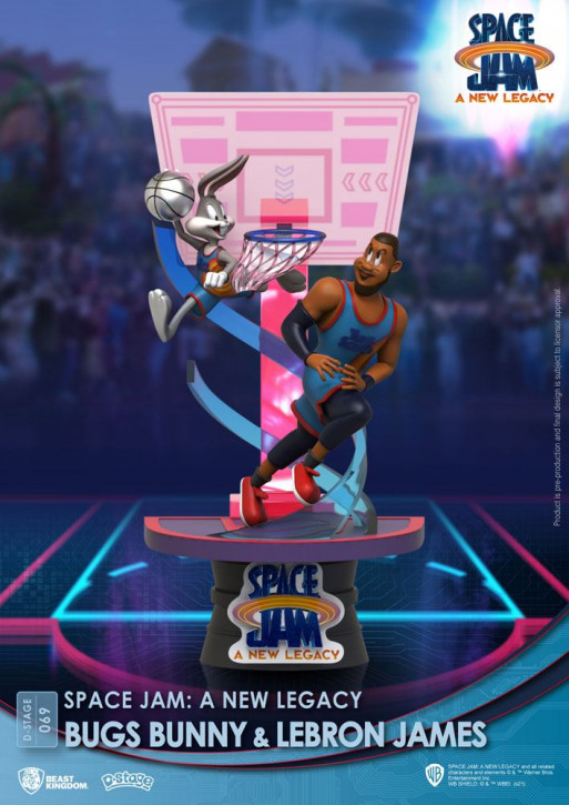 Space Jam: A New Legacy - D-Stage PVC Diorama - Bugs Bunny & Lebron James
