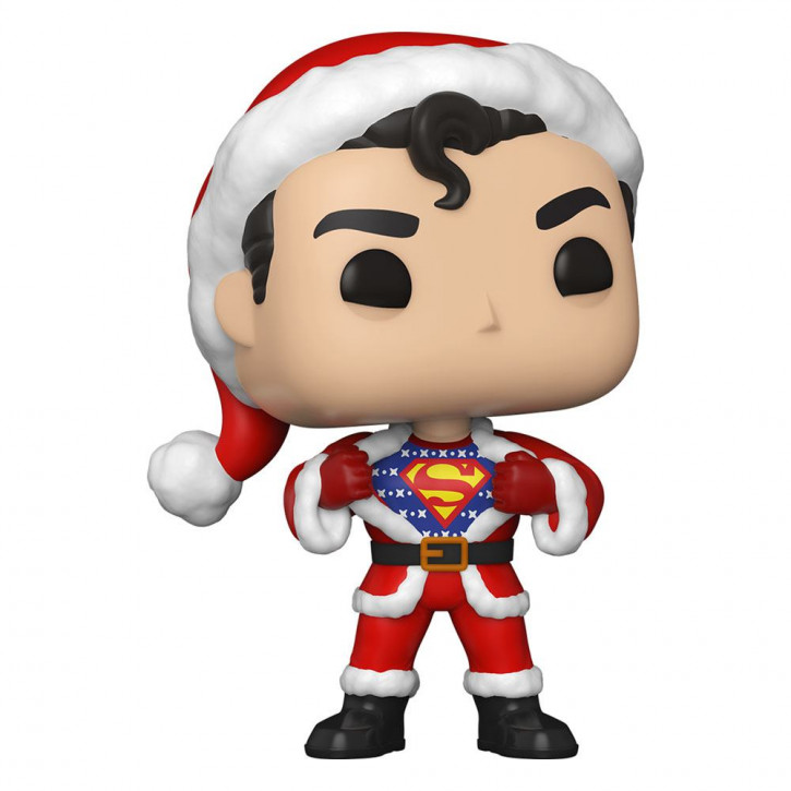 DC Comics POP! - Heroes Vinyl Figur 353 - DC Holiday: Superman in Holiday Sweater