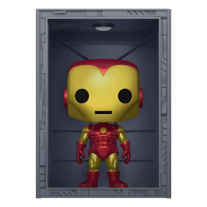 Marvel POP! - Deluxe Vinyl Figur 1036 - Hall of Armor Iron Man Model 4 PX Exclusive