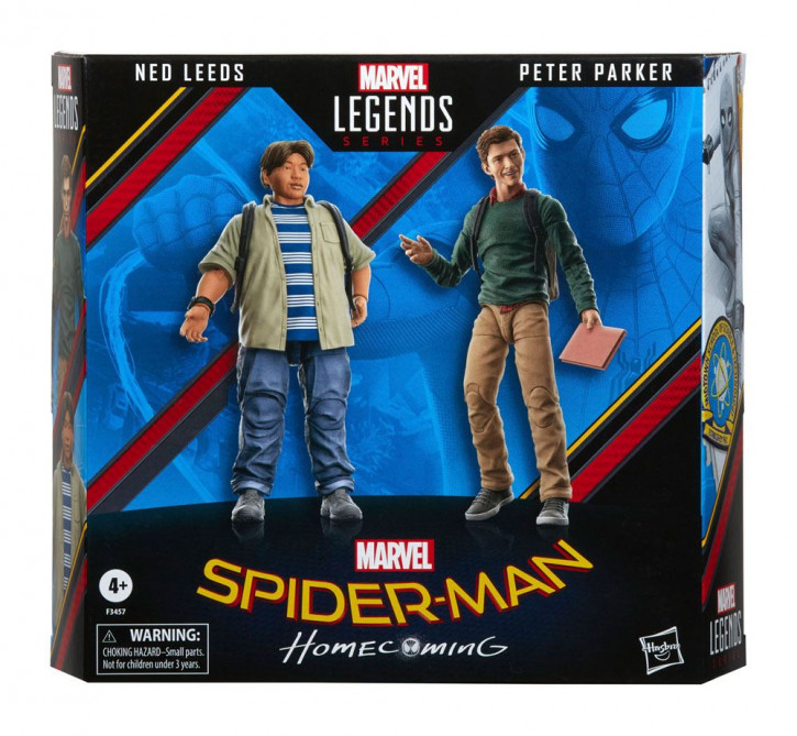 Spider-Man: Homecoming - Marvel Legends Actionfiguren 2er-Pack 2022 - Ned Leeds & Peter Parker