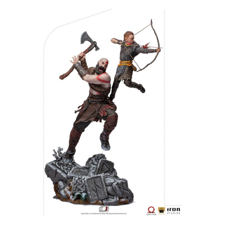 God of War - BDS Art Scale Statue 1/10 - Kratos & Atreus