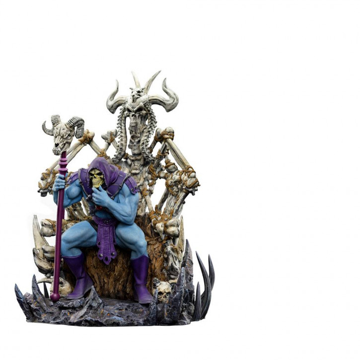 ters of the Universe - Art Scale Deluxe Statue 1/10 - Skeletor on Throne Deluxe