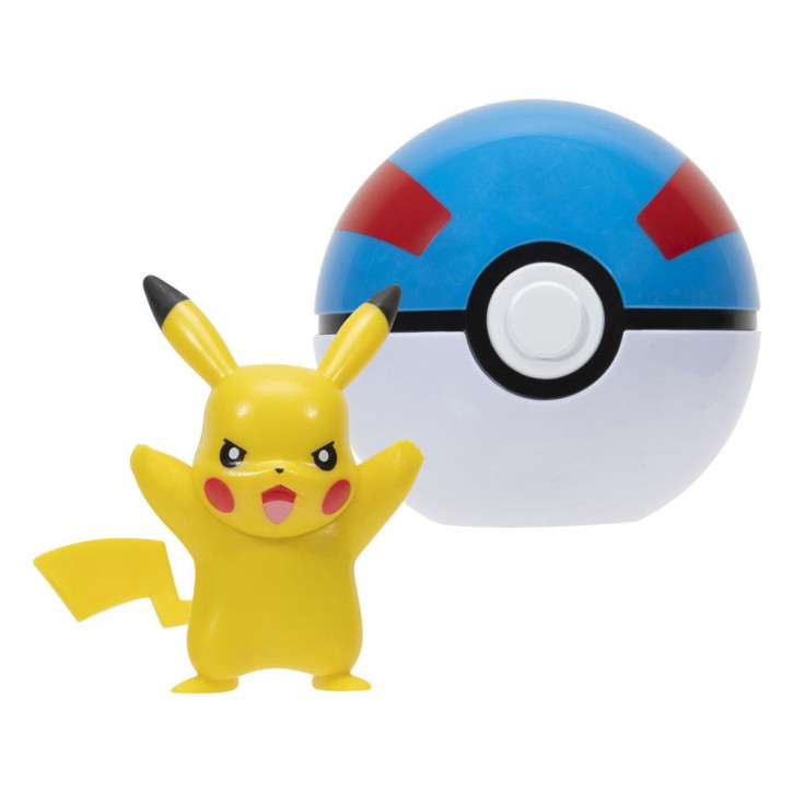 Pokémon - Clip'n'Go Poké Balls - Pikachu & Superball