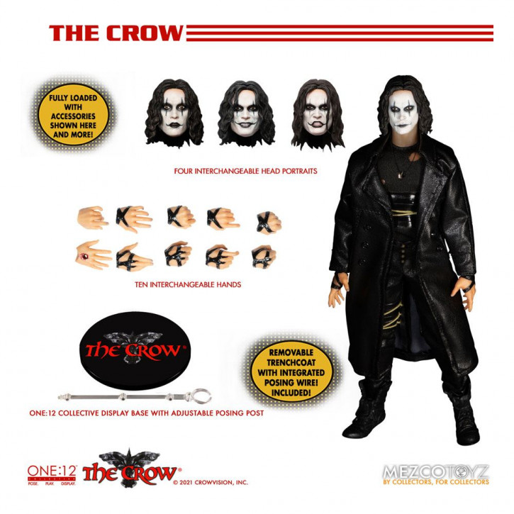 The Crow - Actionfigur 1/12 - Eric Draven