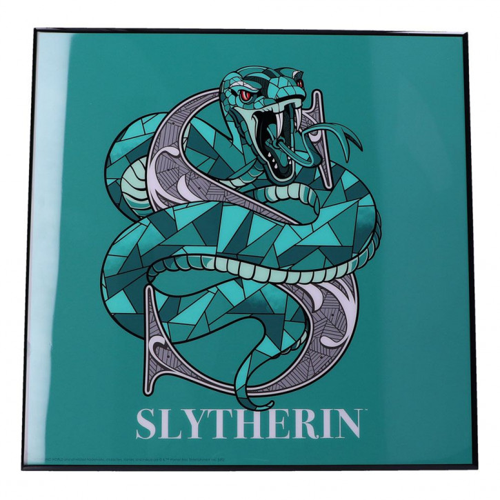 Harry Potter - Crystal Clear Picture Wanddekoration - Slytherin