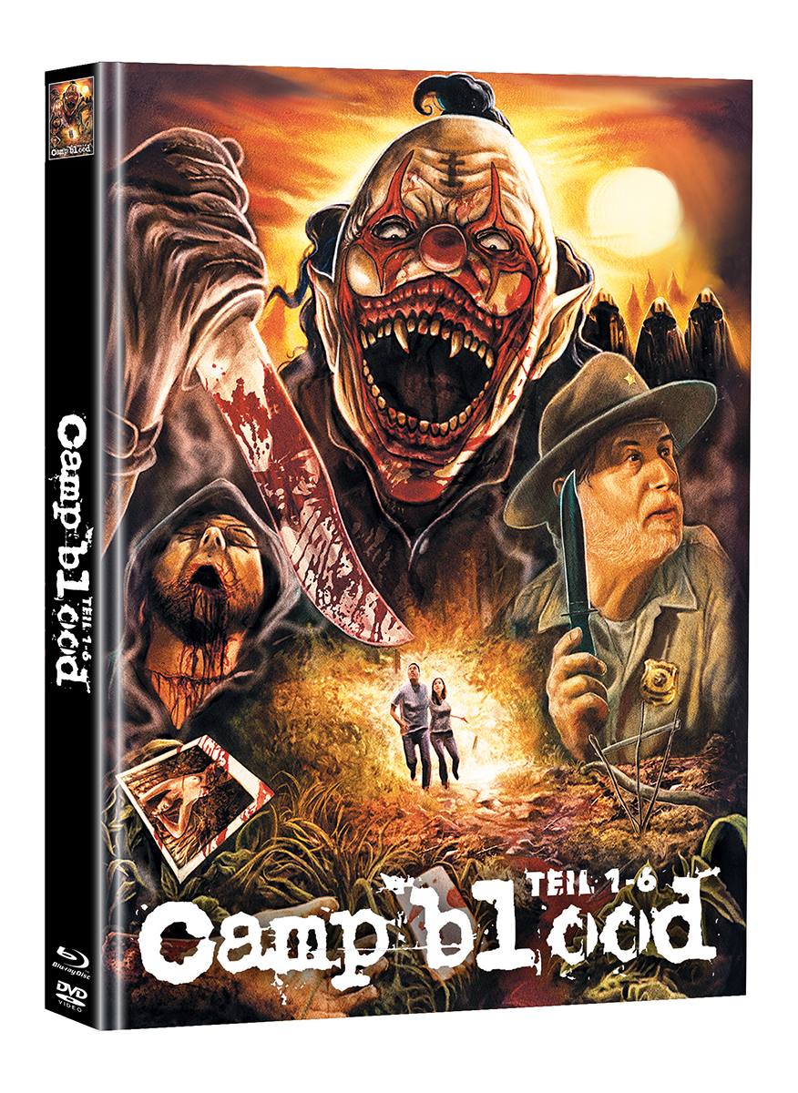 Camp Blood 1-6 - Limited Mediabook Edition - Cover D (Super Spooky Stories  #161) [Blu-ray+DVD]