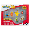 Pokémon Battle Figure Set - Figuren 6er-Pack - Geckarbor, Flemmli, Pikachu, Tragosso, Kaumalat, Hydropi